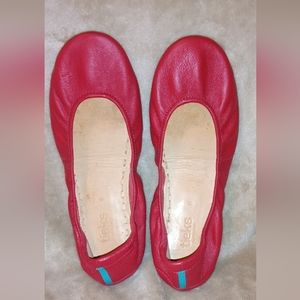 Tieks by Gavrieli   Red w/ Blue